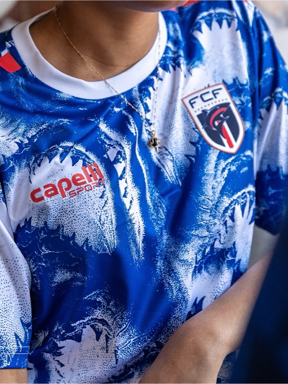 ✅NWT Cape Verde Cabo Verde World Cup 2026 Blue White Soccer Jersey - Picture 3 of 10
